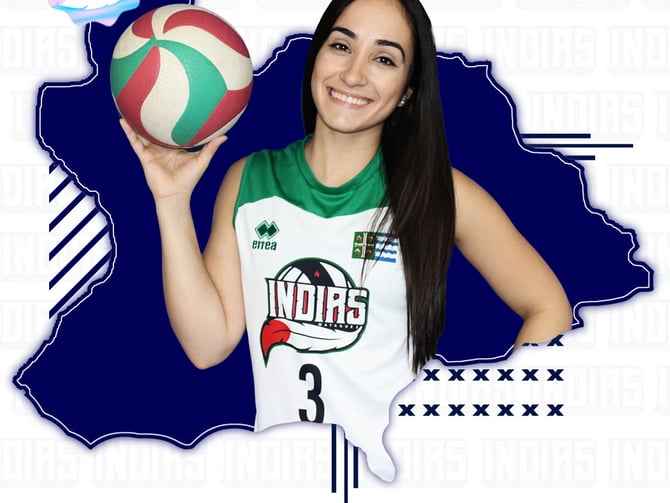 Indias Womans Volleyball Team